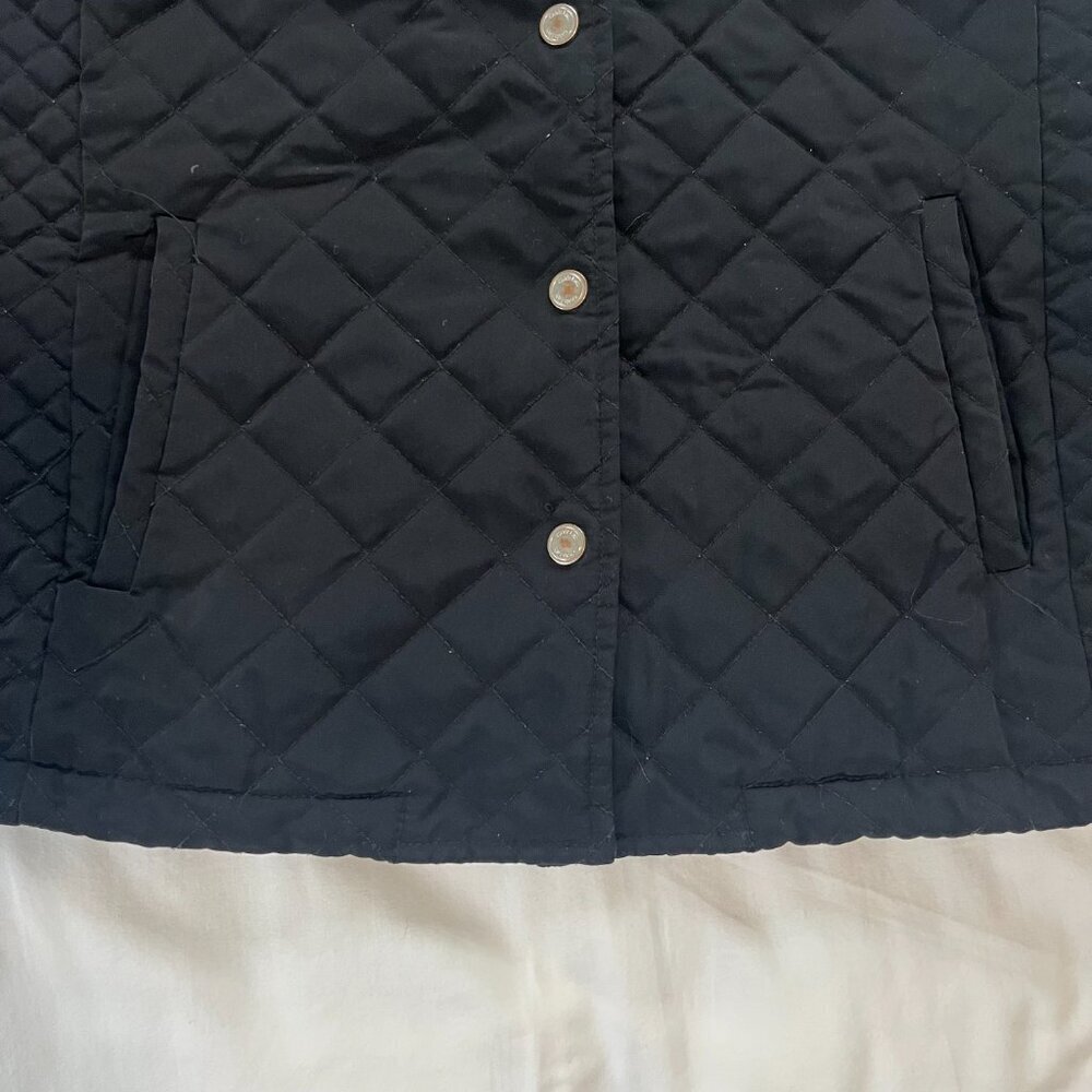 Calvin Klein Solid Black Quilted Lightweight Jack… - image 3